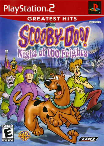 Scooby Doo Night of 100 Frights [Greatest Hits] cover art for PlayStation 2 (PS2) video game