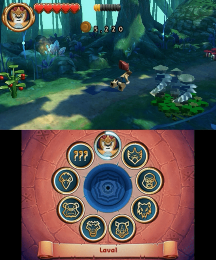 LEGO Legends of Chima: Laval's Journey [Figure Bundle] gameplay for Nintendo 3DS (3DS) action adventure video game