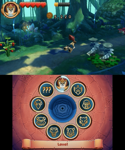 LEGO Legends of Chima: Laval's Journey [Figure Bundle] gameplay for Nintendo 3DS (3DS) action adventure video game