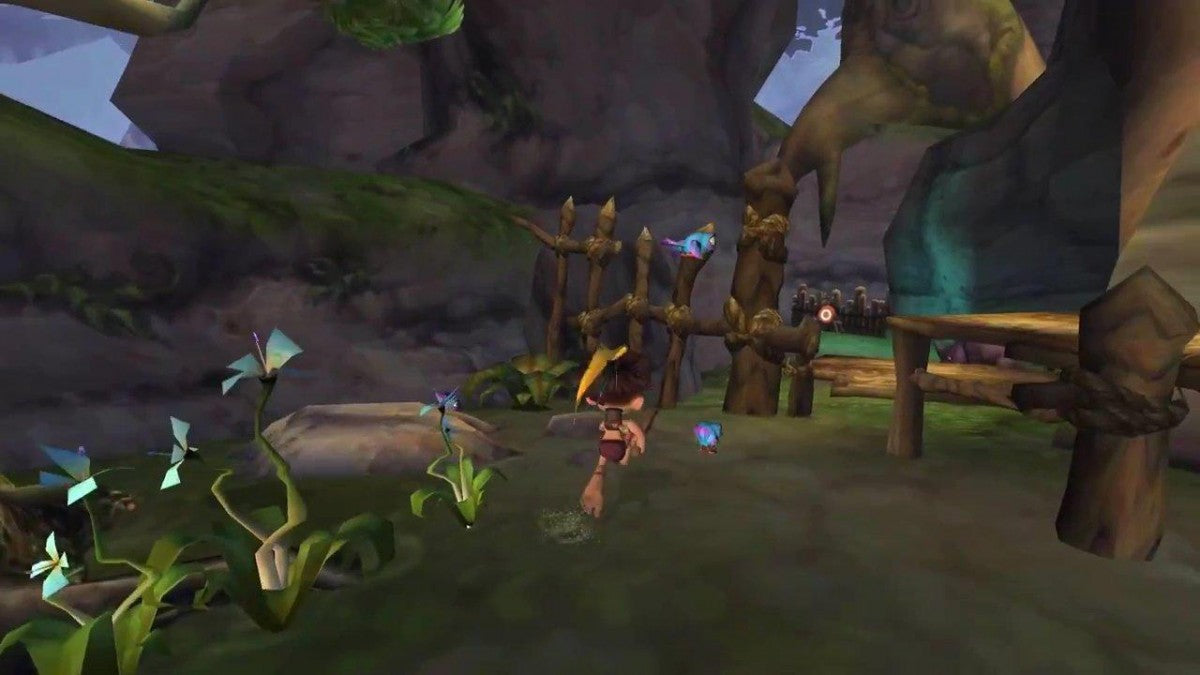 Tak and the Power of Juju Nintendo GameCube GC video game featuring action adventure platforming gameplay colorful fantasy world exploration puzzle solving combat challenges Tak character adventure retro video game Nintendo GameCube collection collectible gaming appeal gameplay