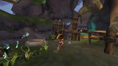 Tak and the Power of Juju Nintendo GameCube GC video game featuring action adventure platforming gameplay colorful fantasy world exploration puzzle solving combat challenges Tak character adventure retro video game Nintendo GameCube collection collectible gaming appeal gameplay