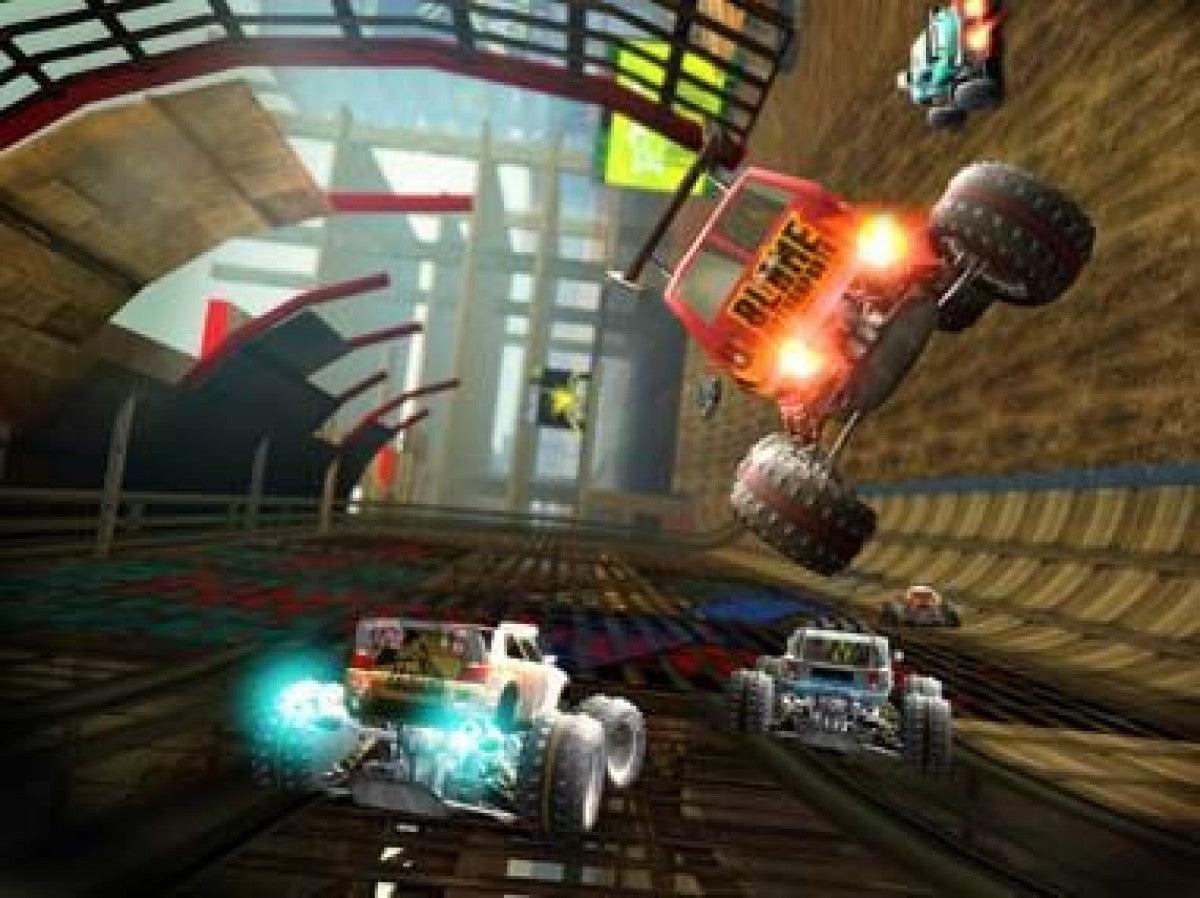 Monster 4x4: Stunt Racer – Nintendo Wii (Wii) off-road stunt racing arcade video game gameplay