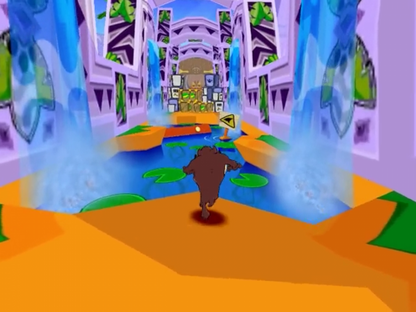 Taz Wanted for GameCube featuring platforming action and cartoon style gameplay based on Looney Tunes gameplay screenshot