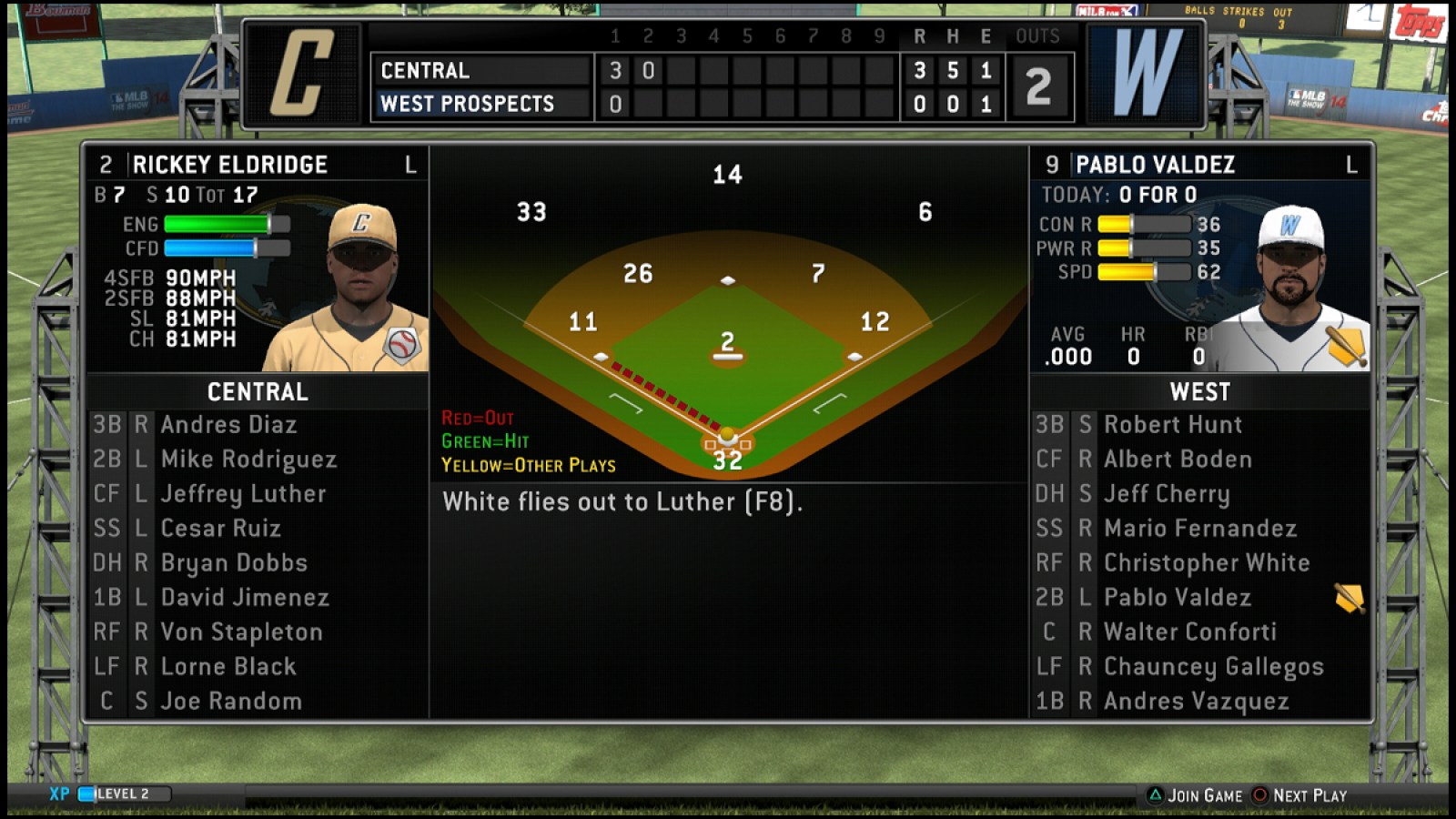 MLB 14: The Show – PlayStation 4 (PS4) video game gameplay, baseball sports game