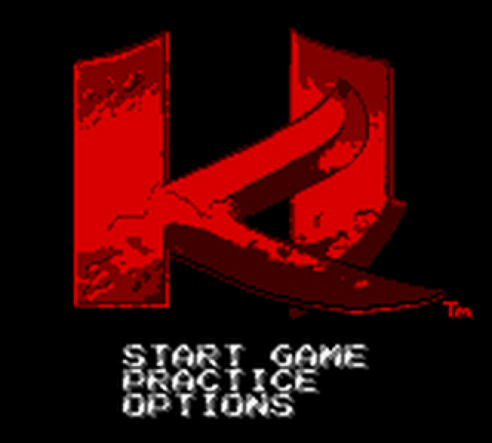 Killer Instinct title screen for Game Boy (GB) video game