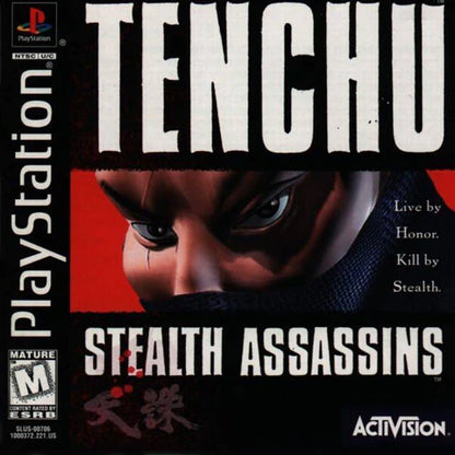 Tenchu: Stealth Assassins cover art for PlayStation 1 (PS1) stealth action video game