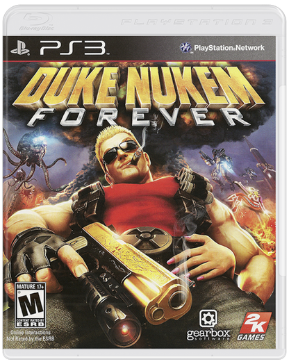 Duke Nukem Forever cover art for PlayStation 3 (PS3) video game