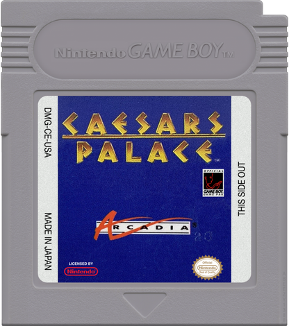Nintendo Game Boy cartridge for Caesar's Palace