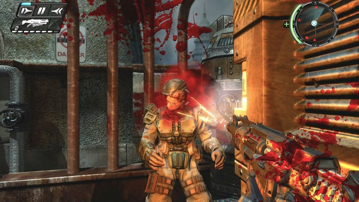 LocalID_76216TimeShift PlayStation 3 PS3 retro video game first person shooter featuring time manipulation abilities futuristic combat challenging missions strategic action gameplay enemies and environments classic PS3 gaming experience collectible game collection appeal gameeplay