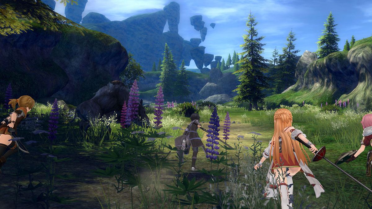 Sword Art Online: Hollow Realization – PlayStation 4 (PS4) video game gameplay, action role-playing game