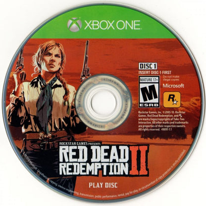 Red Dead Redemption 2 – Xbox One (XONE) disc for open-world action-adventure video game