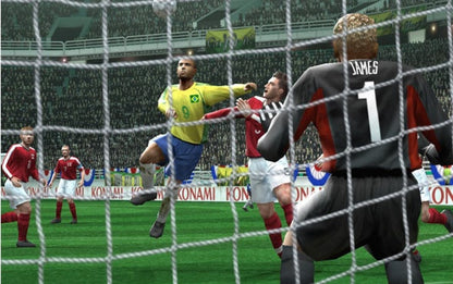 Winning Eleven 8 PlayStation 2 PS2 for soccer sports video game fans featuring realistic football matches international teams tactical gameplay passing shooting dribbling set pieces player management tournament modes and competitive multiplayer action collectible gaming appeal gameplay