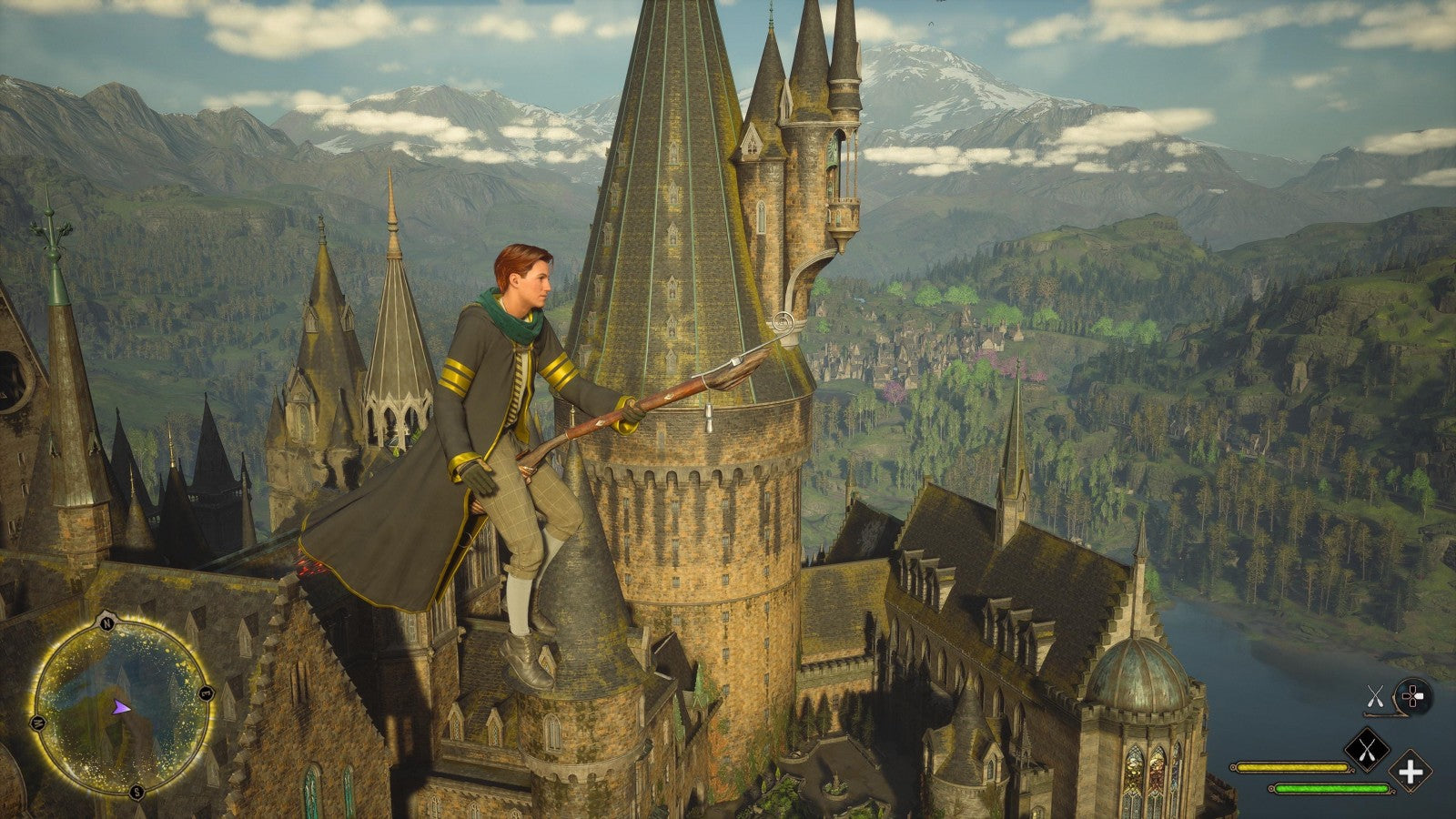 Hogwarts Legacy PlayStation 4 PS4 for retro video game enthusiasts featuring open world fantasy role playing gameplay magical spell casting exploration of the wizarding world character customization story driven quests mythical creatures and collectible gaming appeal gameplay 