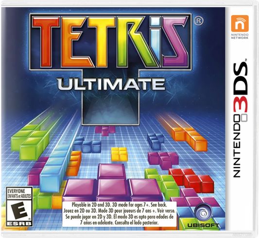 Tetris Ultimate cover art for Nintendo 3DS (3DS) puzzle video game