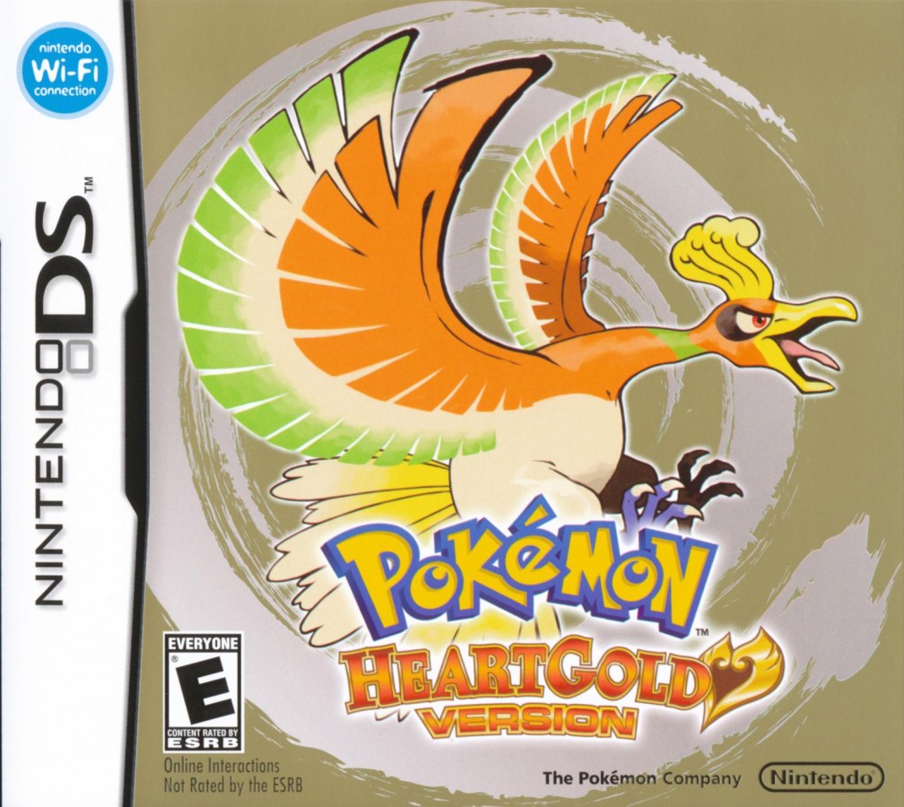 Pokemon: HeartGold Version cover art for Nintendo DS (DS) video game