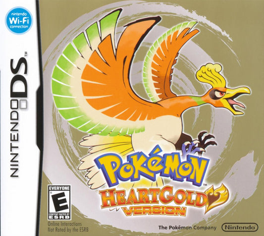 Pokemon: HeartGold Version cover art for Nintendo DS (DS) video game