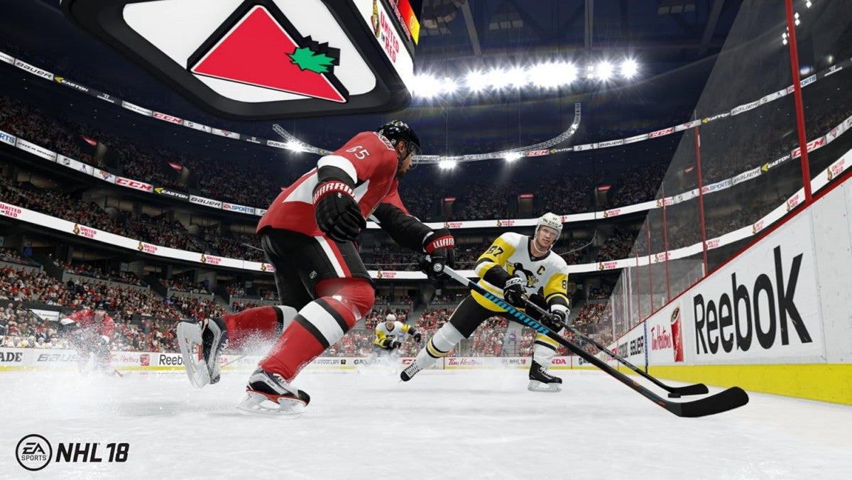 NHL 18 gameplay for Xbox One (XONE) sports hockey video game