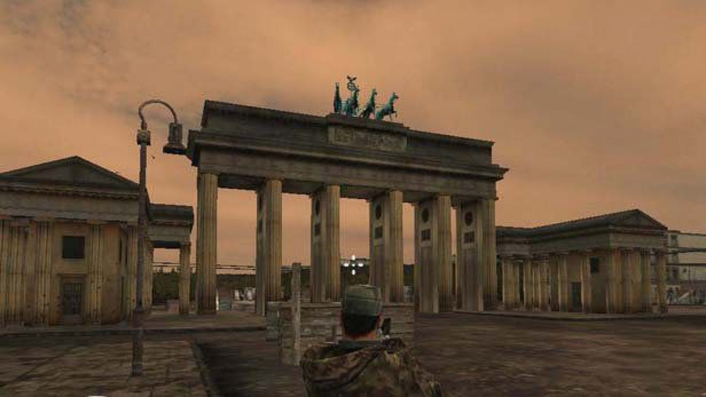 Sniper Elite – PlayStation 2 (PS2) video game gameplay, tactical shooter game.