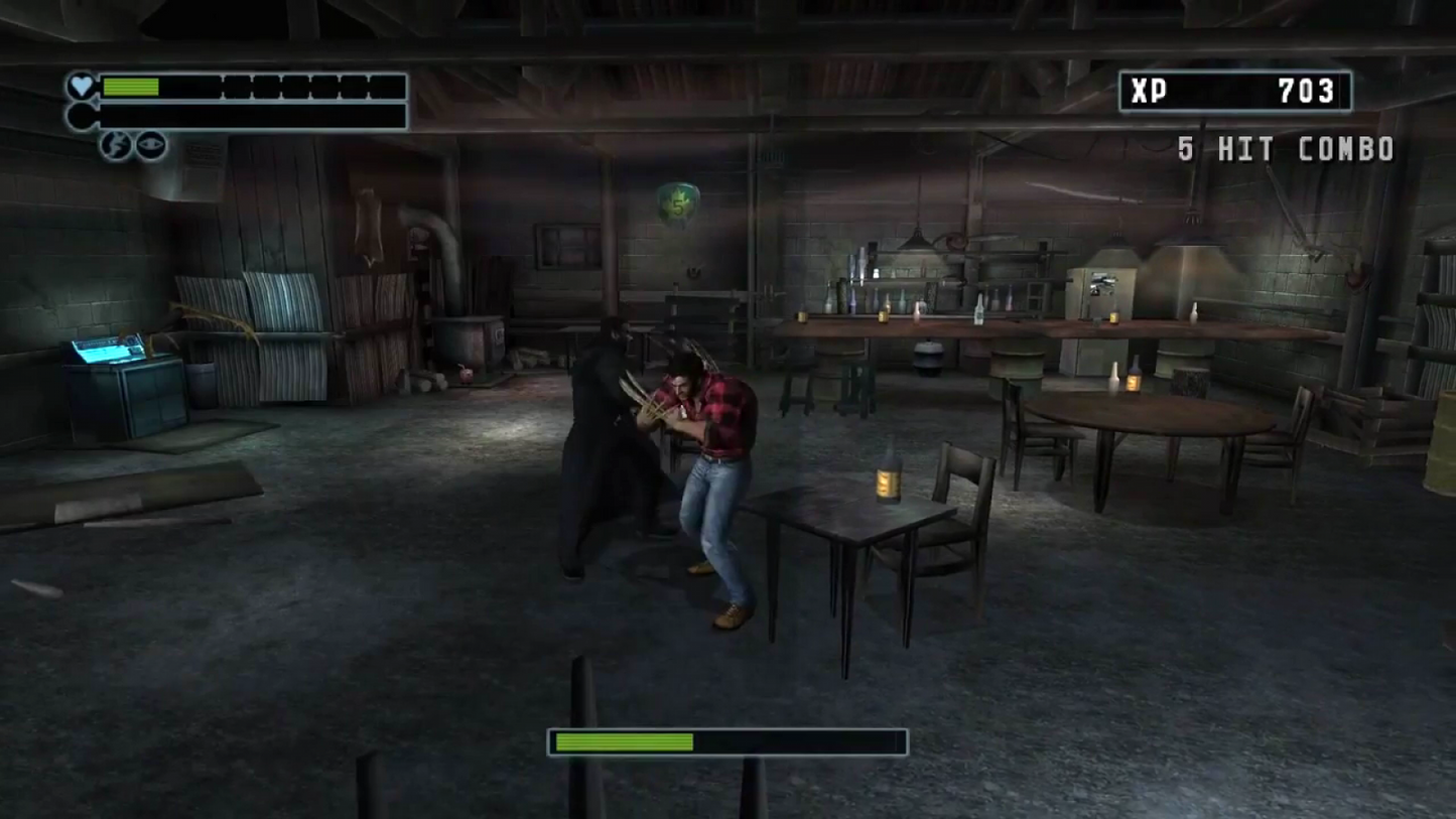 X-Men Origins: Wolverine – PlayStation 2 (PS2) video game gameplay, action-adventure.