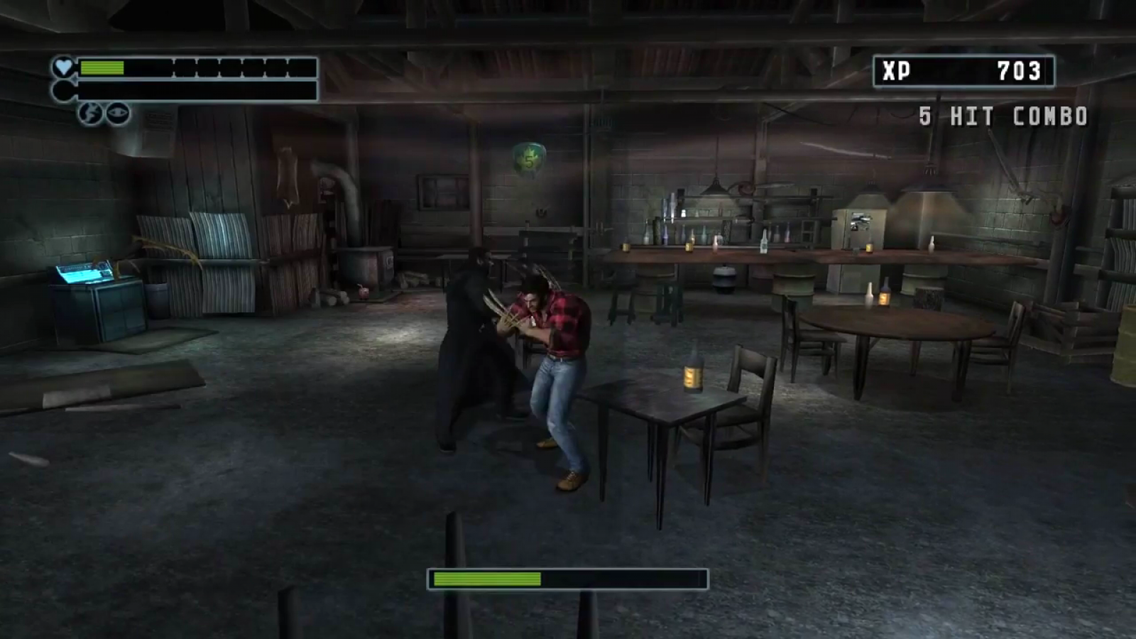 X-Men Origins: Wolverine – PlayStation 2 (PS2) video game gameplay, action-adventure.