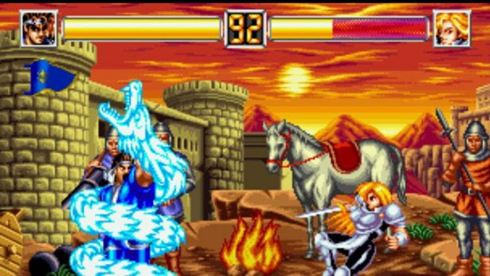 World Heroes Anthology – PlayStation 2 (PS2) video game gameplay, fighting.