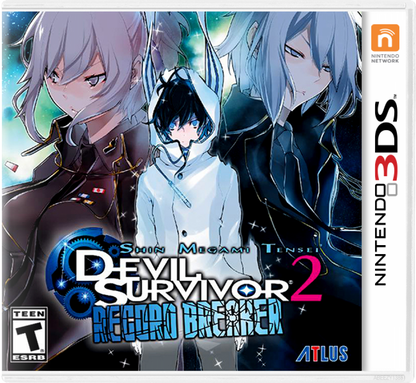 Shin Megami Tensei: Devil Survivor 2 Record Breaker [Launch Edition] cover art for Nintendo 3DS (3DS) tactical role-playing video game