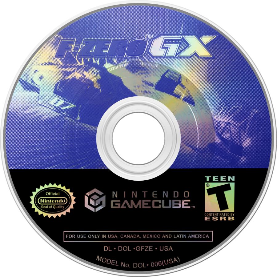 F-Zero GX Player’s Choice GameCube game featuring high-speed futuristic racing, challenging tracks, and intense competitive disc