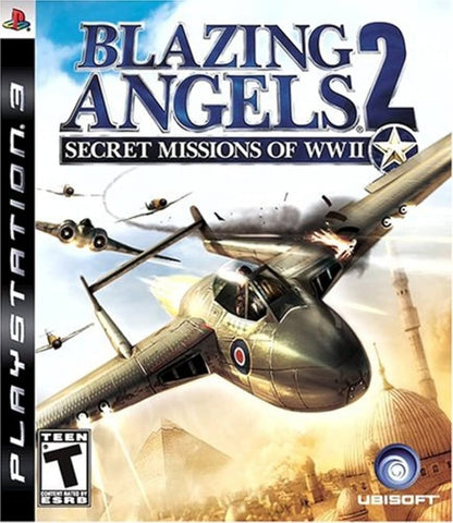 Blazing Angels 2: Secret Missions cover art for PlayStation 3 (PS3) video game