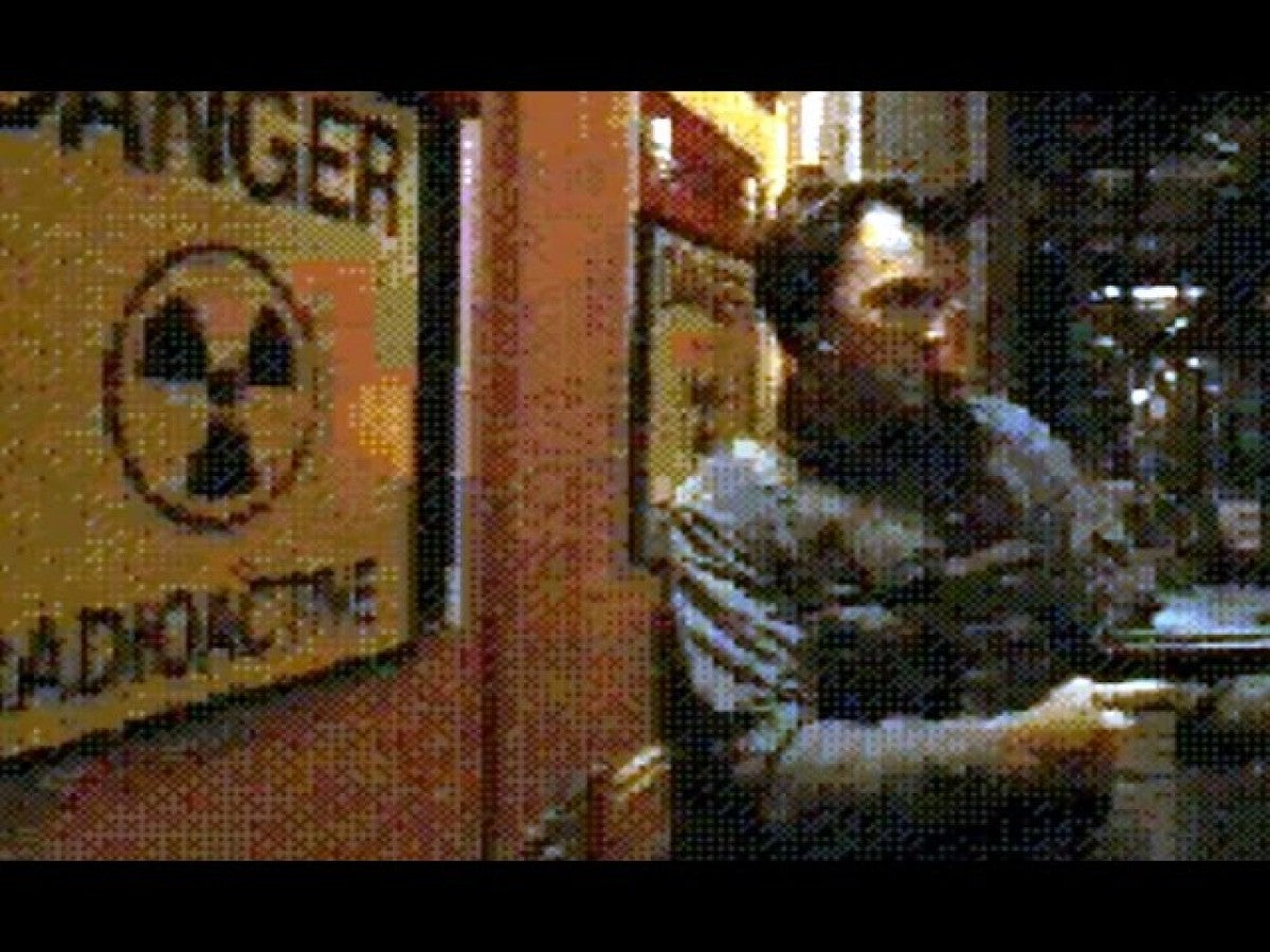 Midnight Raiders Sega CD full motion video FMV arcade style helicopter combat game modern military action night missions shooting bombing runs interactive movie gameplay cinematic cutscenes retro gaming Sega CD software video game title gameplay