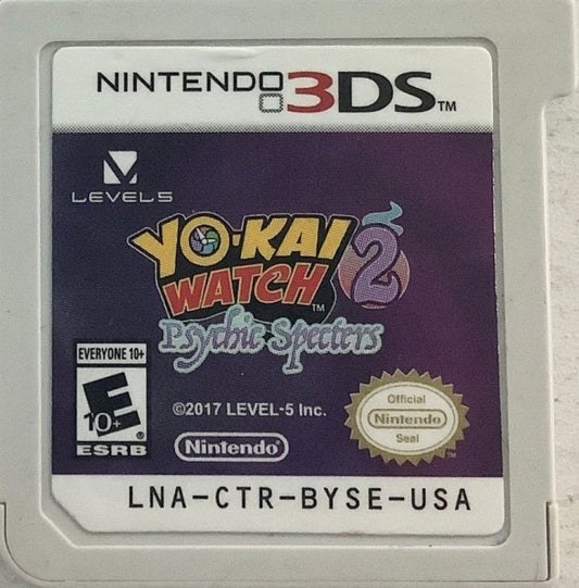 Yo-Kai Watch 2: Psychic Specters cartridge for Nintendo 3DS (3DS) role-playing video game