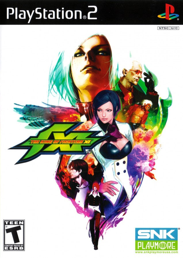The King of Fighters XI retro PlayStation 2 video game The King of Fighters fighting game arcade combat team battles SNK multiplayer action console title PlayStation 2 release cover art