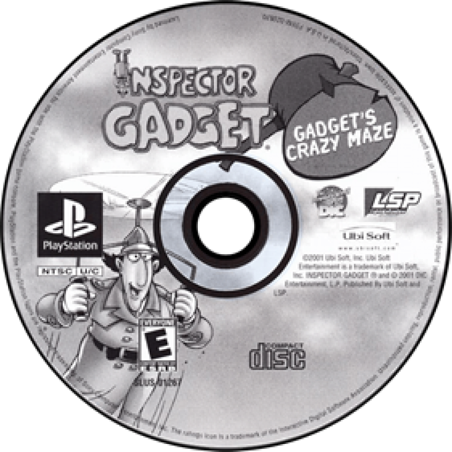 Inspector Gadget PlayStation PS1 for action adventure video game fans featuring platforming gameplay crime solving missions iconic cartoon characters gadget powered abilities puzzle solving colorful environments family friendly action collectible gaming appeal disc