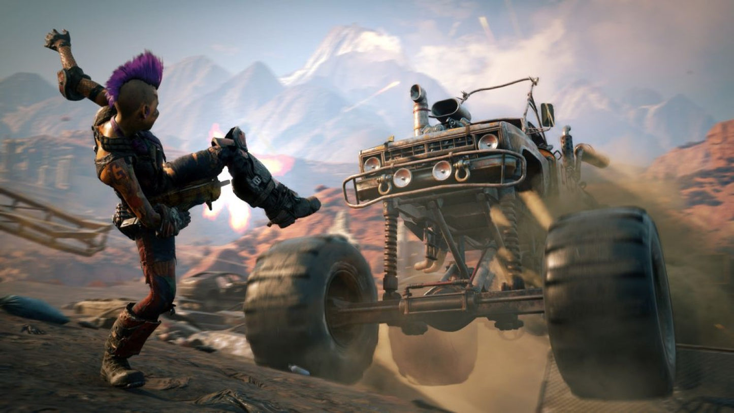 Rage 2 – PlayStation 4 (PS4) video game gameplay, open-world first-person shooter.