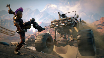 Rage 2 – PlayStation 4 (PS4) video game gameplay, open-world first-person shooter.
