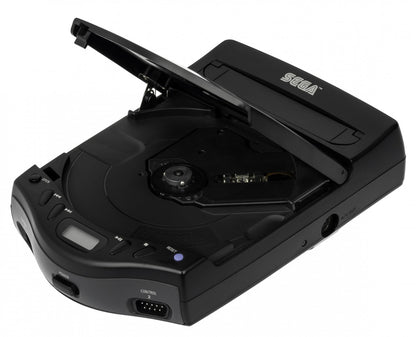 Sega CDX retro gaming console combining Sega Genesis and Sega CD systems.