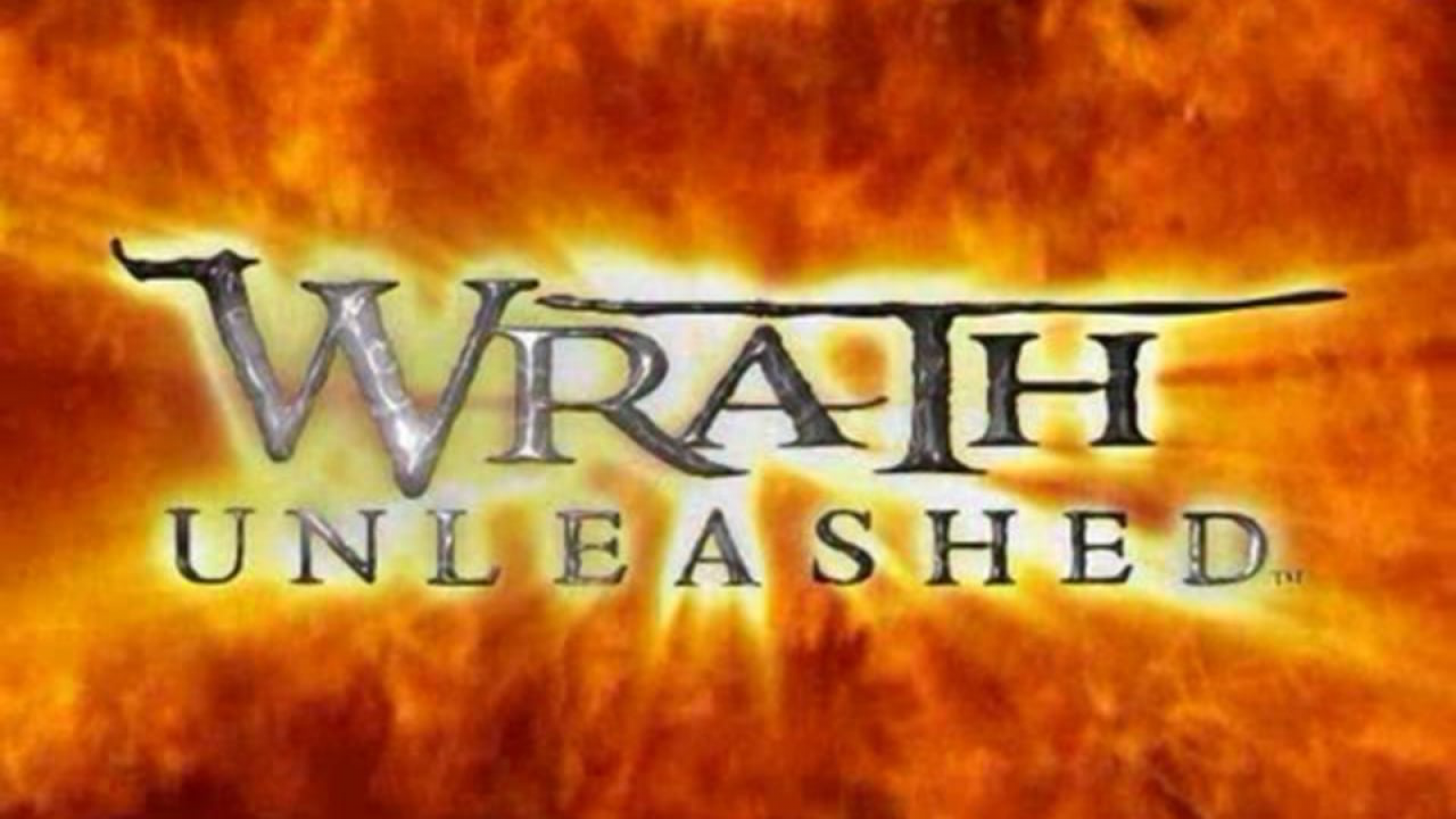 Wrath Unleashed PlayStation 2 PS2 retro video game strategy fighting title screen (2004)