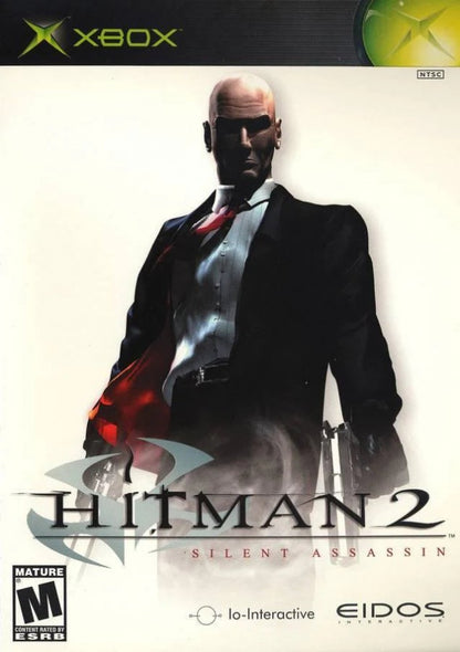 Hitman 2 Silent Assassin stealth action video game featuring Agent 47 tactical assassination missions disguises open ended level design and classic IO Interactive hitman franchise gameplay experience cover art