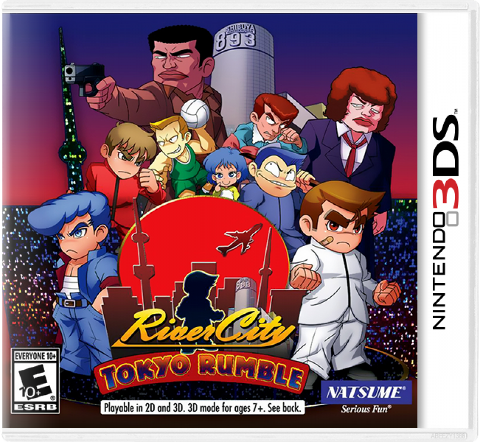 River City Tokyo Rumble cover art for Nintendo 3DS (3DS) video game