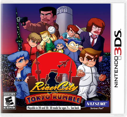 River City Tokyo Rumble cover art for Nintendo 3DS (3DS) video game