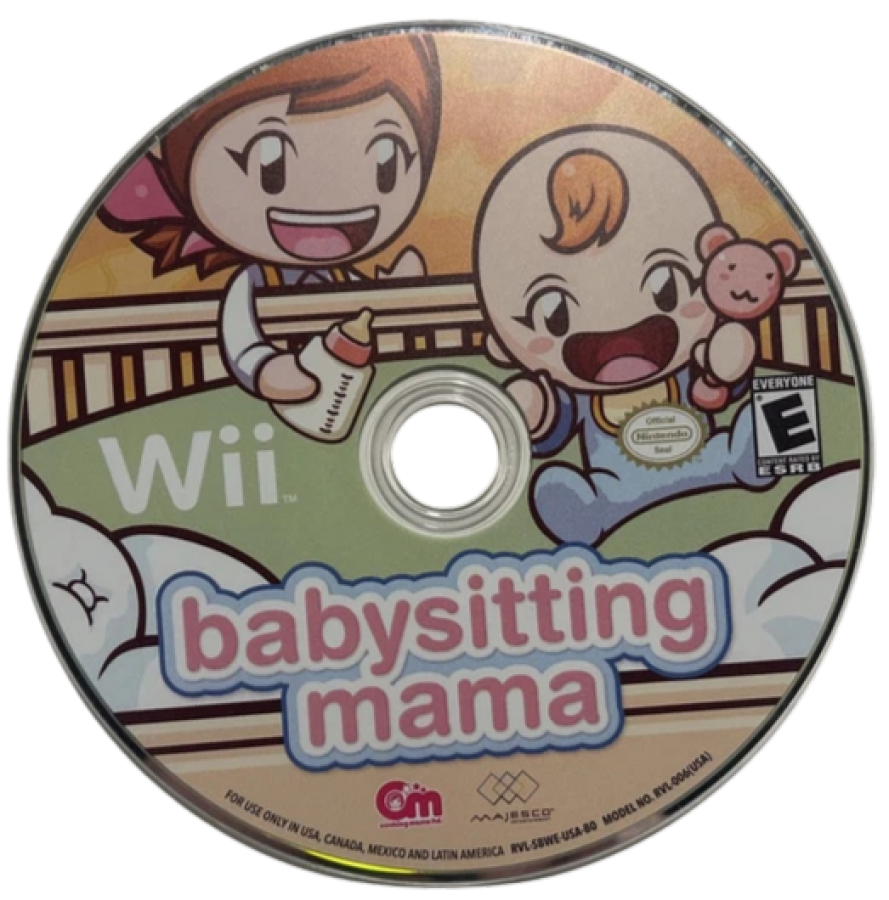 Babysitting Mama disc for Nintendo Wii (Wii) video game