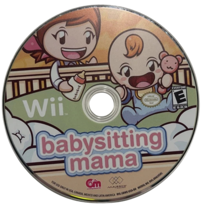 Babysitting Mama disc for Nintendo Wii (Wii) video game