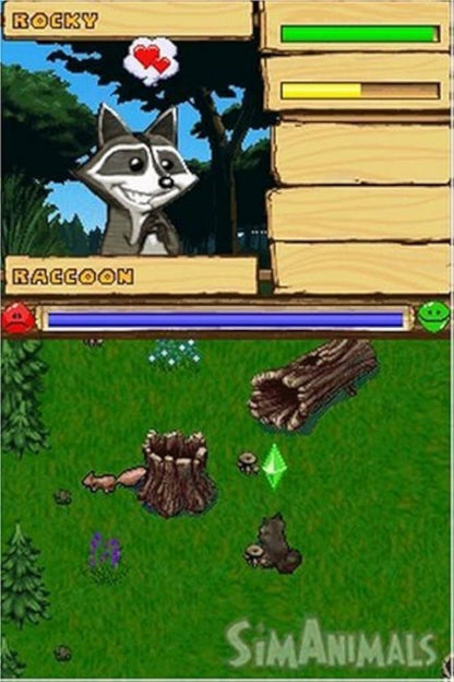 SimAnimals PAL for Nintendo DS with animal interaction and wilderness exploration simulation theme gameplay