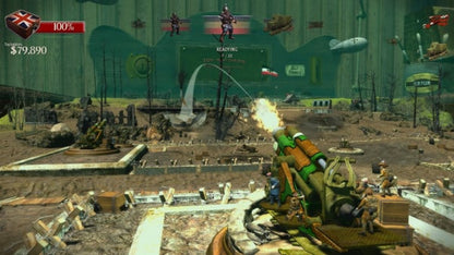 Toy Soldiers War Chest Hall of Fame Edition PS4 inspired design featuring action strategy warfare aesthetic miniature toy armies tower defense gameplay explosive battlefield combat iconic hero units imaginative military sandbox adventure presentation gameplay 