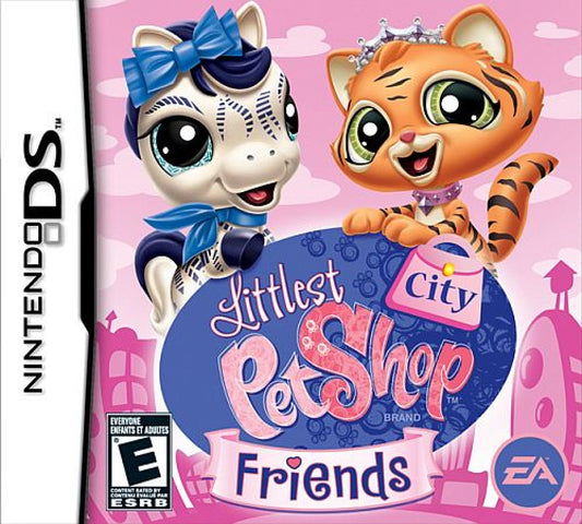 Littlest Pet Shop: City Friends cover art for Nintendo DS (DS) pet care simulation video game