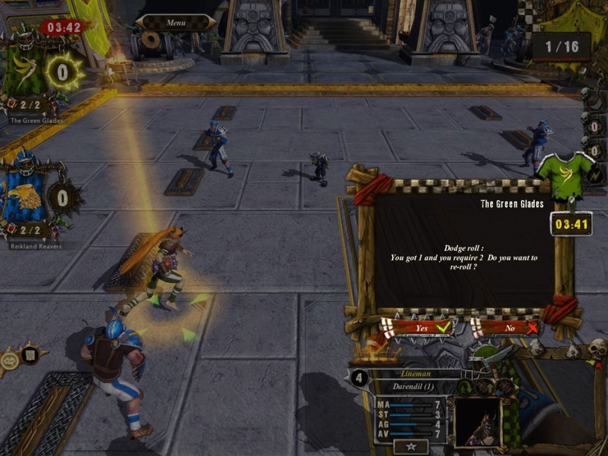 Blood Bowl for Xbox 360 with fantasy football strategy and team battle theme gameplay