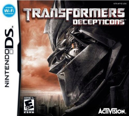 Transformers: Decepticons cover art for Nintendo DS (DS) action adventure video game