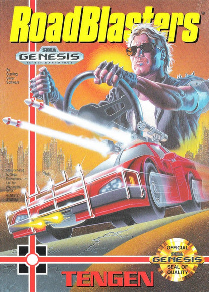 RoadBlasters cover art for Sega Genesis (GEN) video game