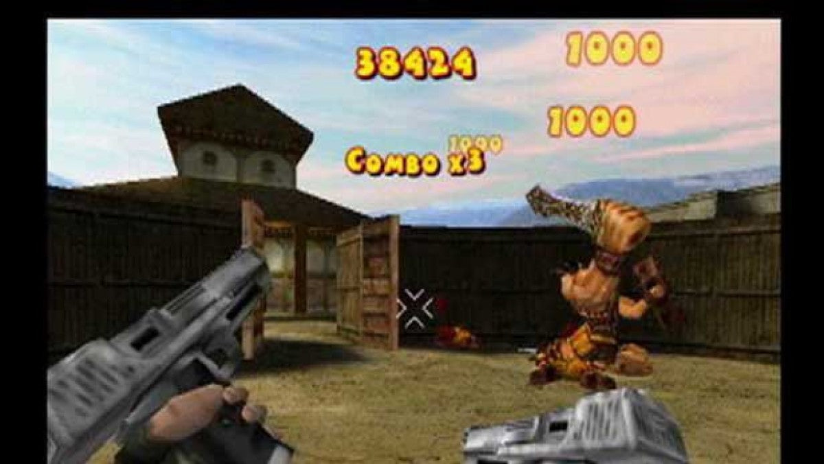 Serious Sam Next Encounter PlayStation 2 retro video game first person shooter gameplay (2004)