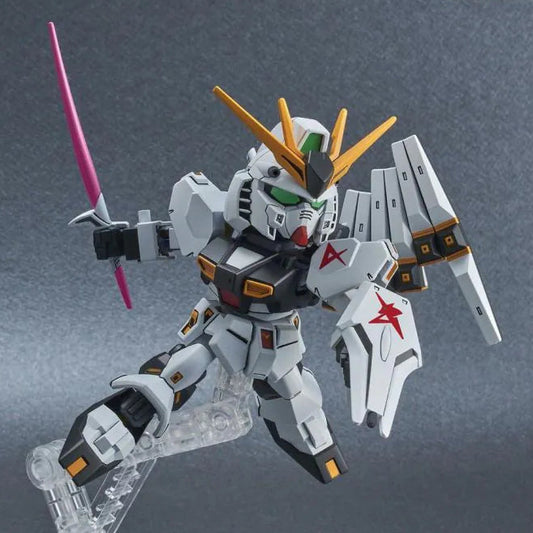 Nu Gundam SD Gundam EX Standard model kit Bandai Hobby from Char's Counterattack chibi style gunpla collectible buildable mobile suit figure anime mecha kit 