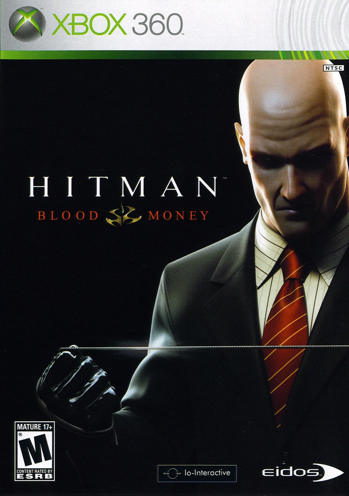 Retro Hitman Blood Money Xbox 360 inspired design featuring stealth assassination action aesthetic vintage HD era tactical disguise gameplay silent eliminations sandbox level design Agent 47 professional contract killing cinematic espionage atmosphere nostalgic stealth shooter presentation cover art 